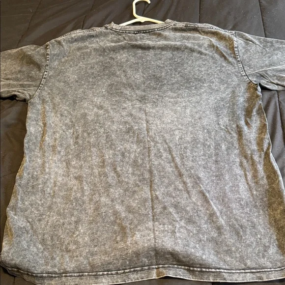 Black Graphic T-Shirt with Anime Design - Picture 6 of 6